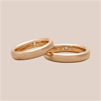 Anillo Crivelli Mujer I WILL I DO in Oro rosa 292-FMD-L370 - 292-FMD-L370